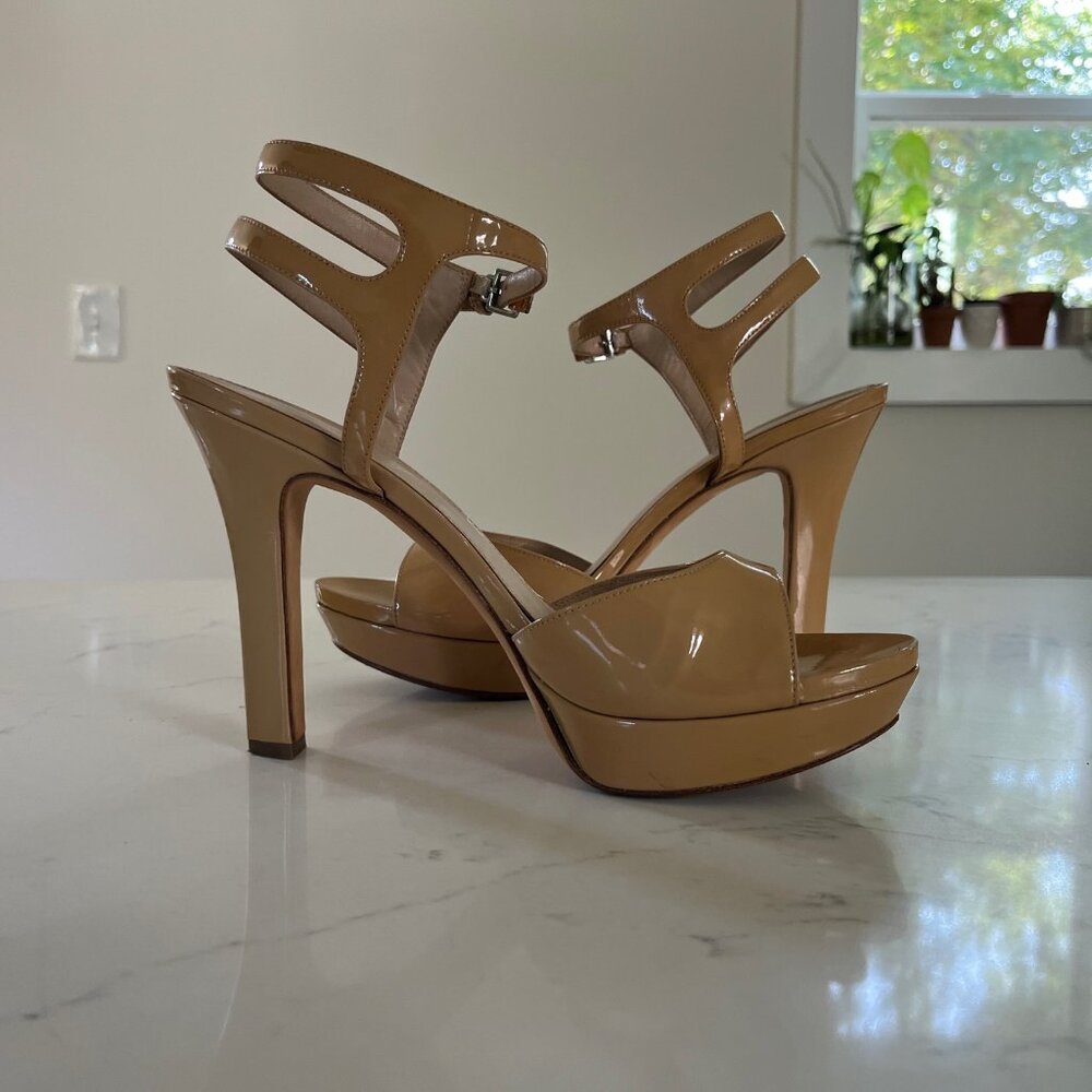Via Spiga Stilettos yellow Size 9 Retro 90's style